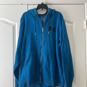 Under Armour Blue Zip-Up Hoodie